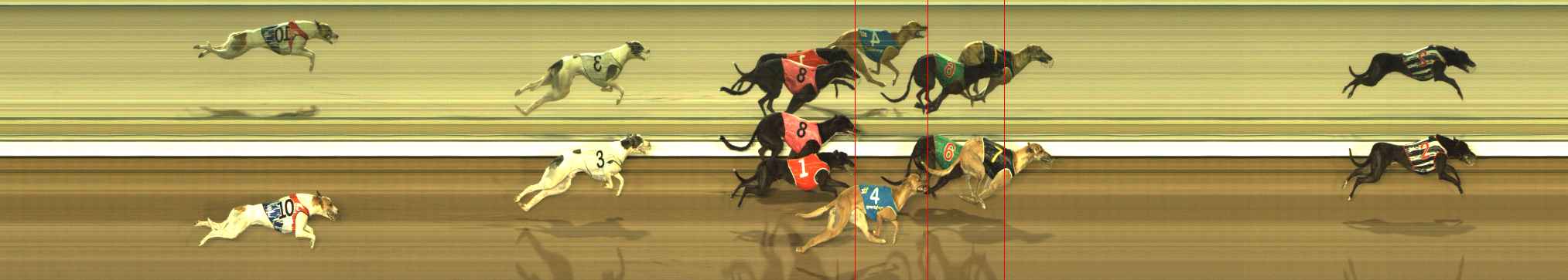 Race result finish photo